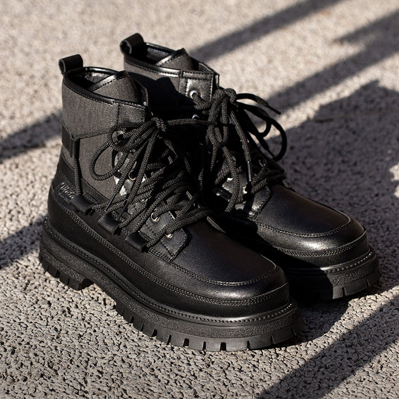 Winter Tactical Leather Boots