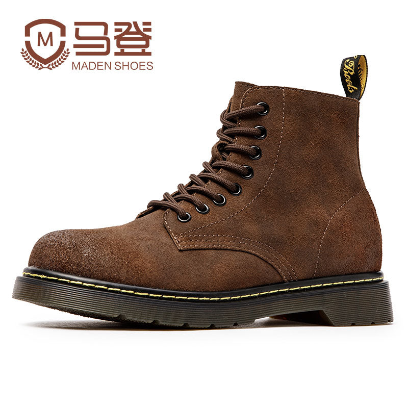 Comfortable Lace-up Maden Men's Boots
