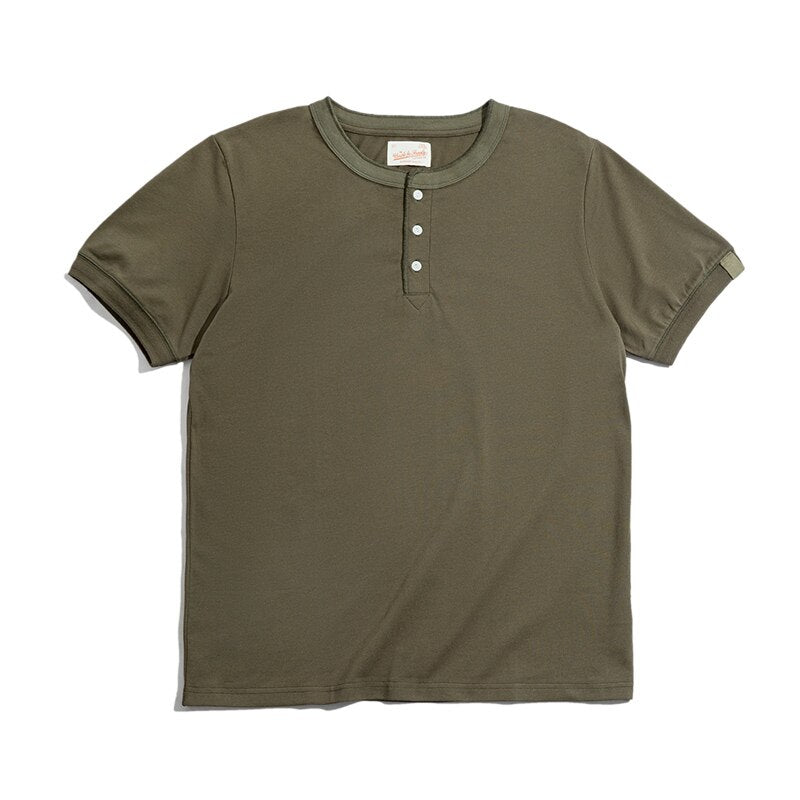 Soft Breathable Cotton Henry T-Shirts