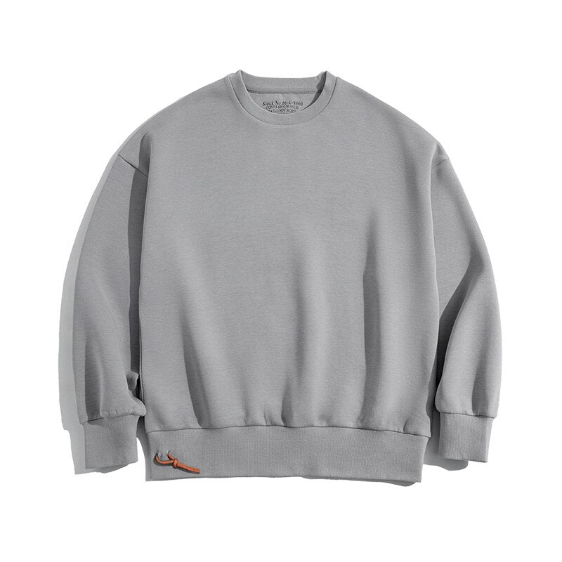 Men's Pullover Round Neck Cotton Casua Sweatshirt