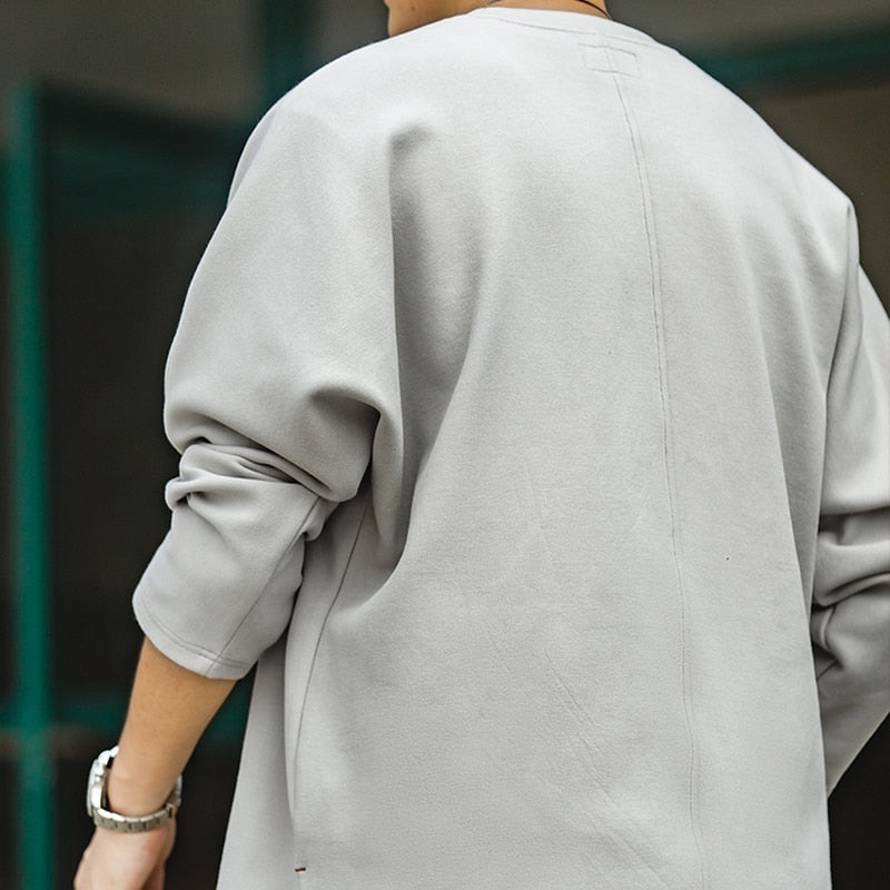 Oversize Long sleeve Pullover Sweatershirt