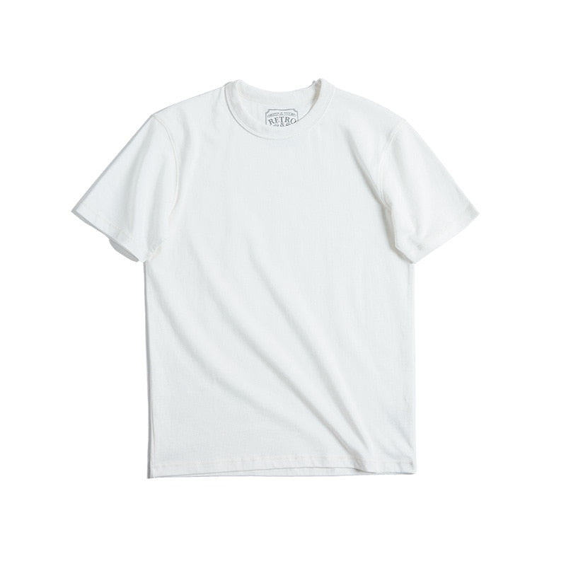 Summer Solid 300g Cotton T-shirt
