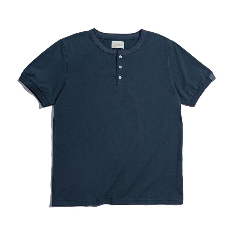 Soft Breathable Cotton Henry T-Shirts