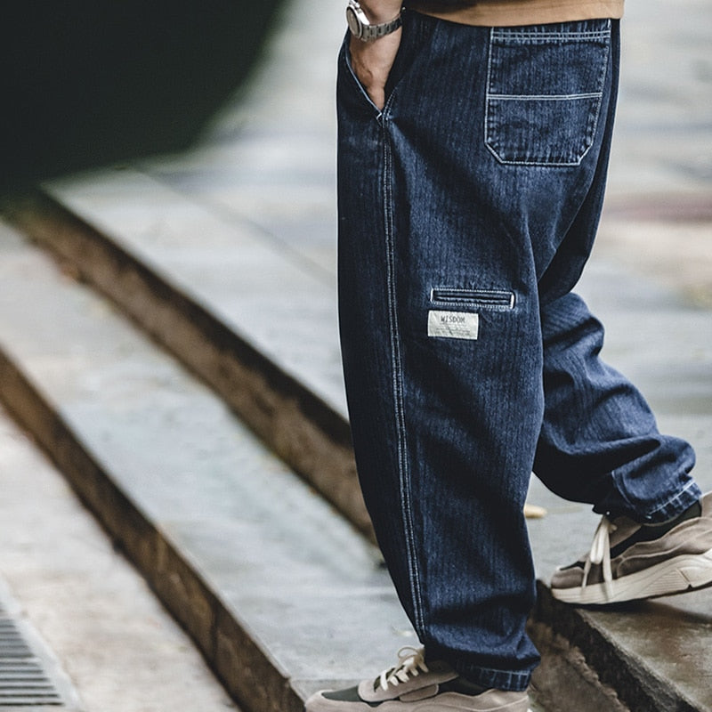 Loose Patchwork Harlan Jeans