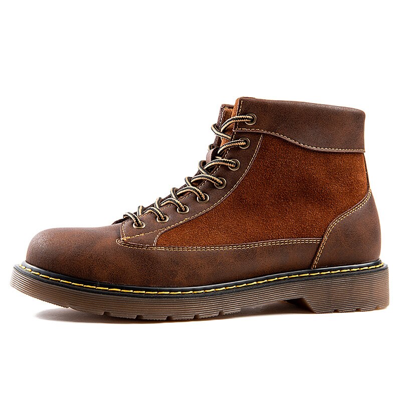 American Retro Ankle Tooling Leather Boots