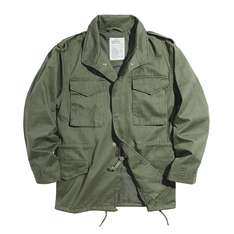 Army Green Oversize Denim Jacket