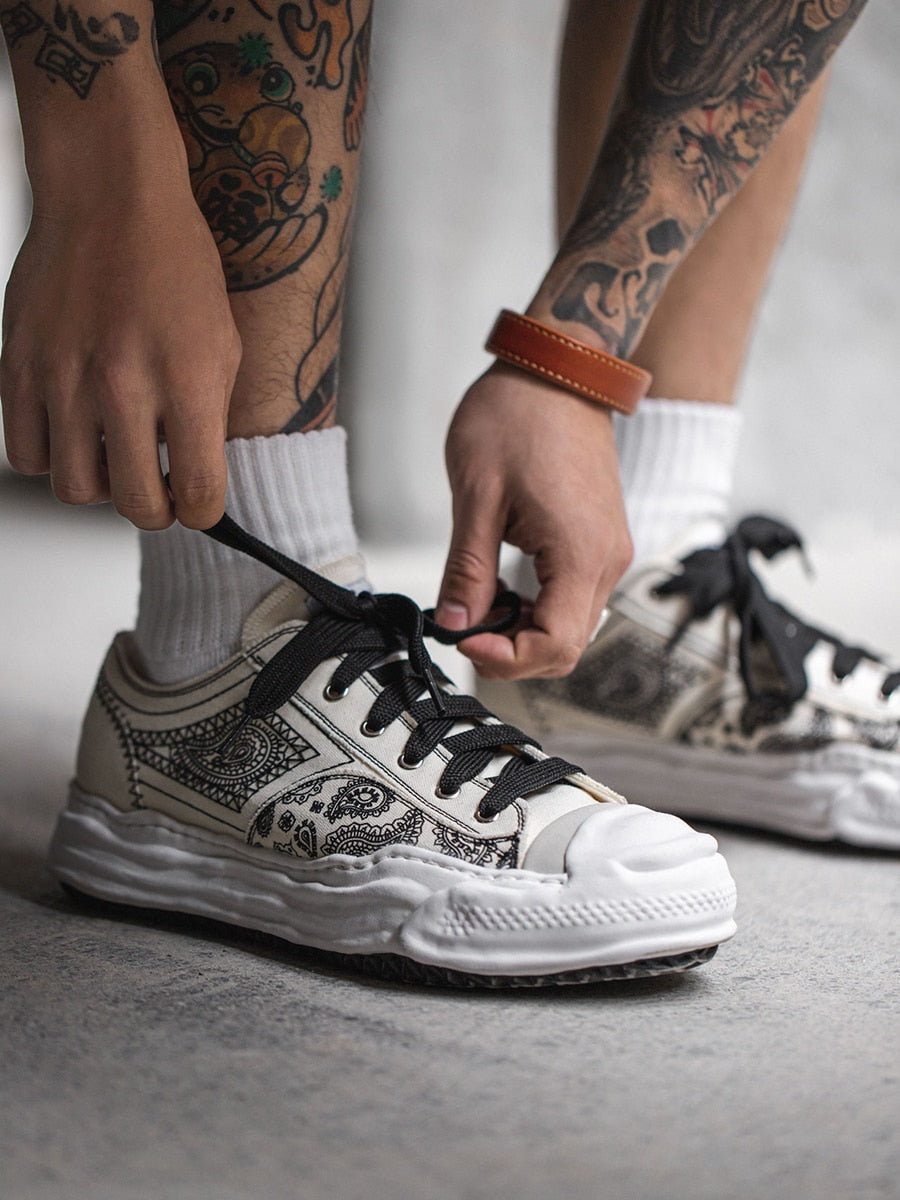 Casual White Designer Sneakers