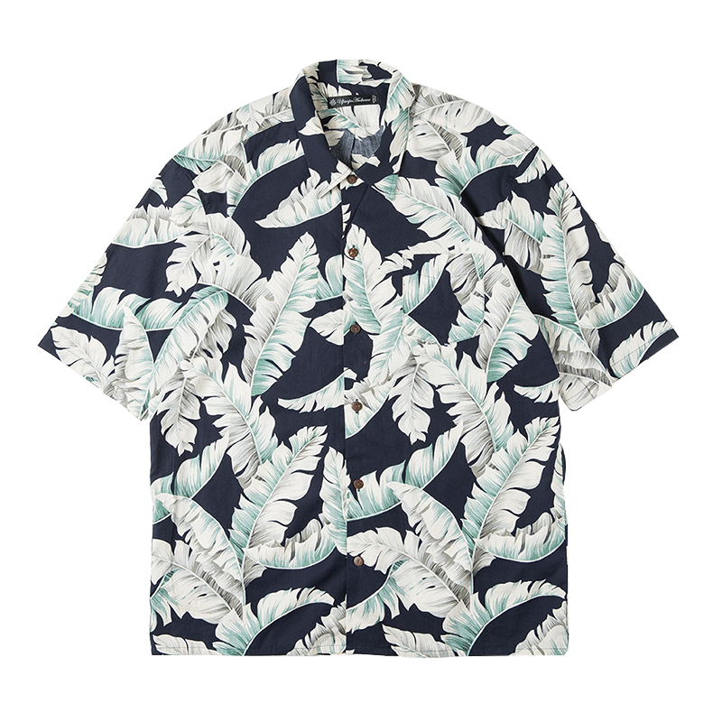Short-Sleeved Loose Beach Printed Shirts