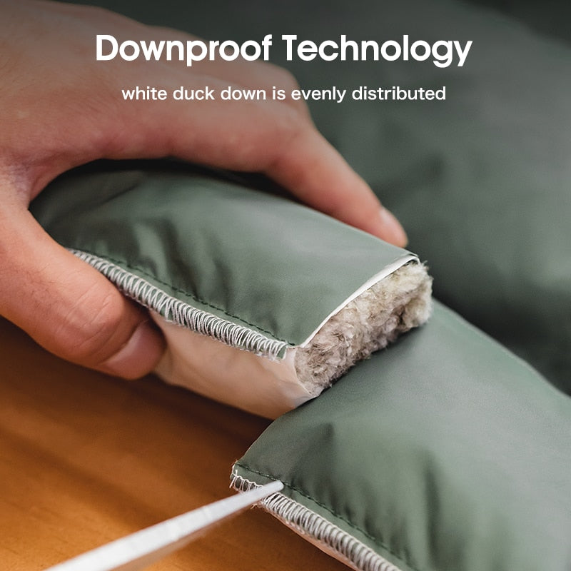 Double-sided Patchwork Downproof Jacket