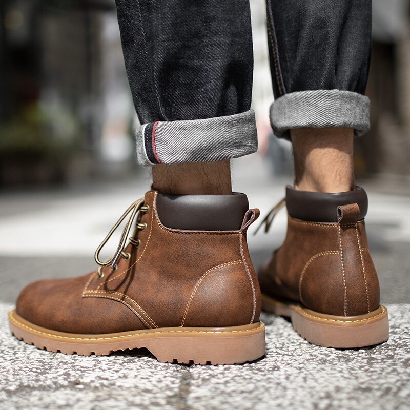 Comfortable Winter Warm Leather Boots