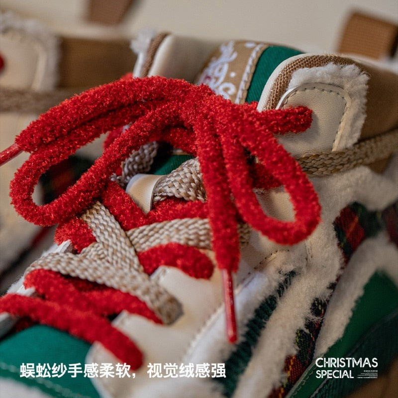 Christmas Corduroy Shoes