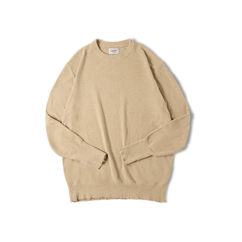 American Casual Velvet Knitted Sweater