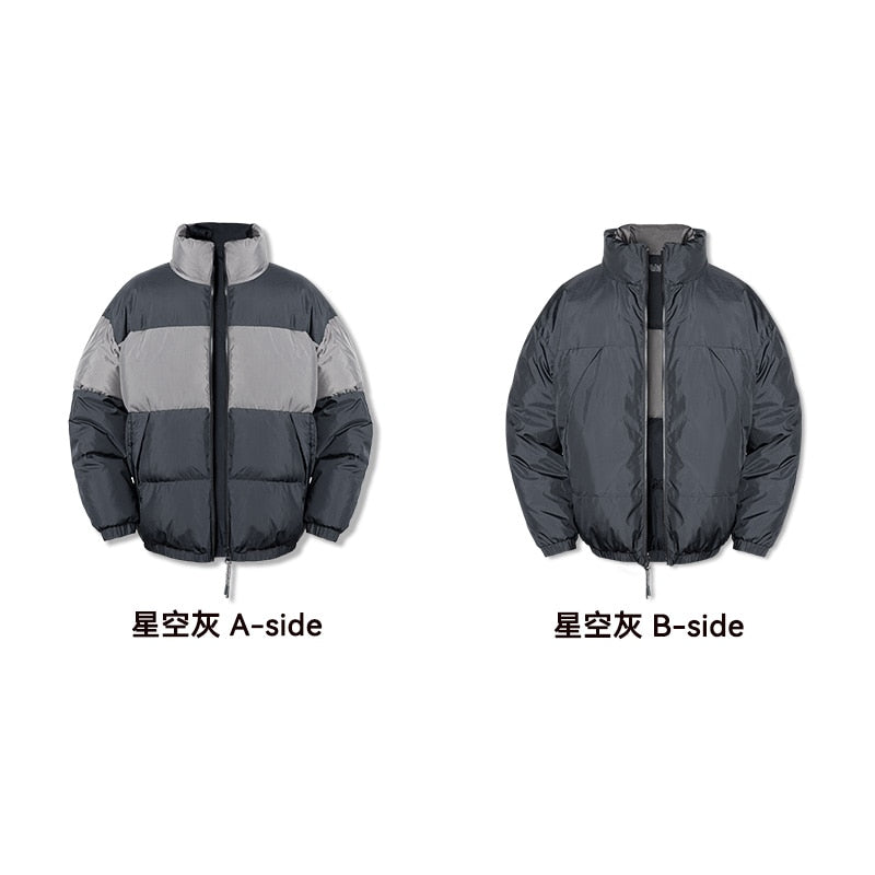 Double-sided Patchwork Downproof Jacket