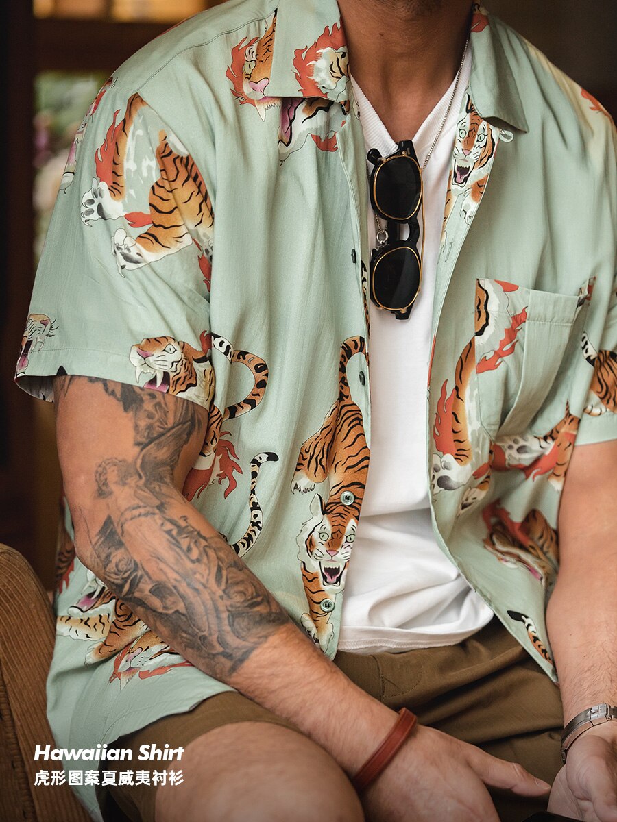 Hawaiian Style Short Sleeve Shirts