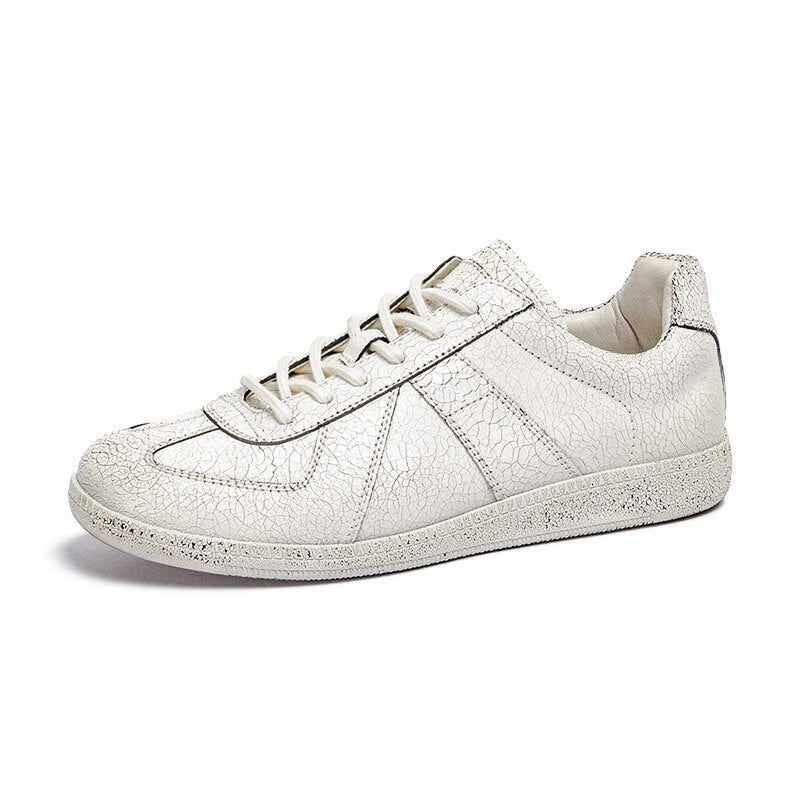 Breathable Leather Trainer Shoe