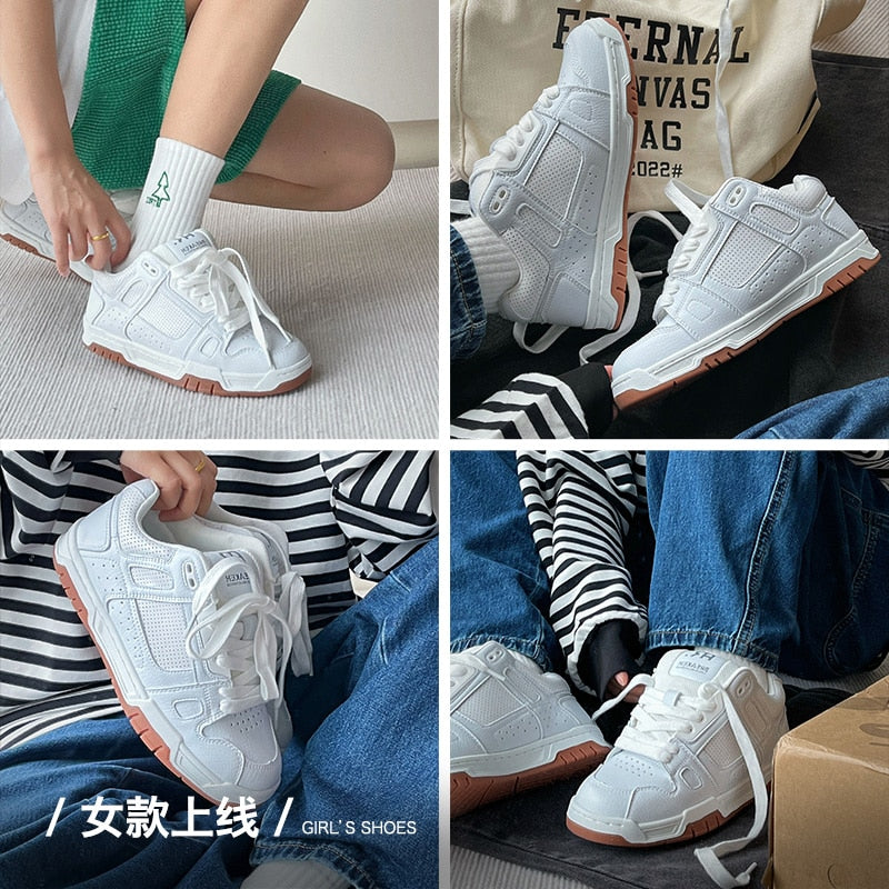 Korea Style Casual White Shoes
