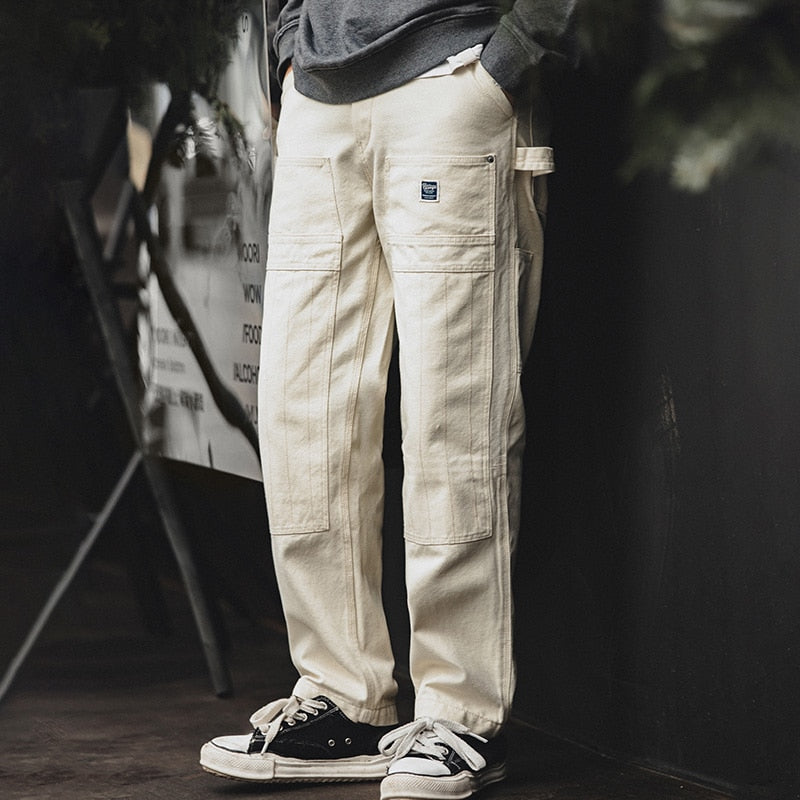Japanese Korean Style Vintage Loose Jeans Pants