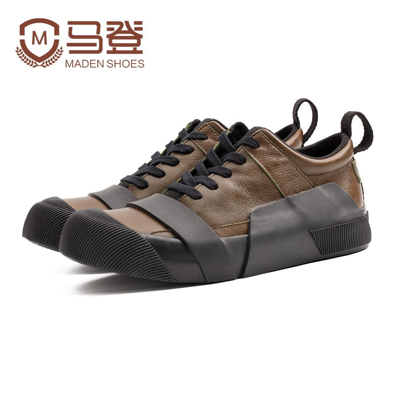 Korea Retro Casual Leather Shoes