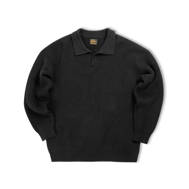 Men's Winter Basic V Neck Sweater