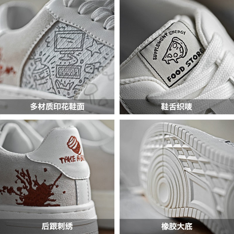 Men's Casual Embroidery Shoes