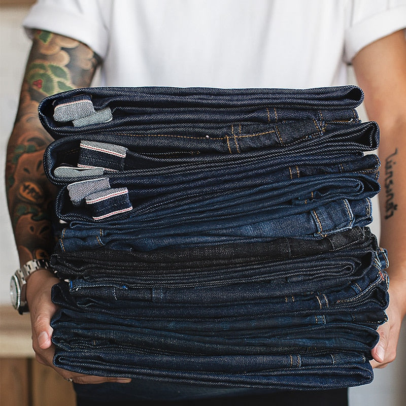 Dark Blue Regular Fit Denim Jeans