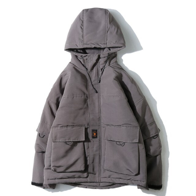 WINTER PARKAS THICK TOOLING PADDED JACKET